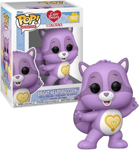 Funko Pop Animation Care Bear Cousins Bright Heart Raccoon #1802